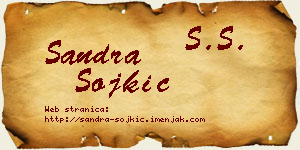 Sandra Sojkić vizit kartica